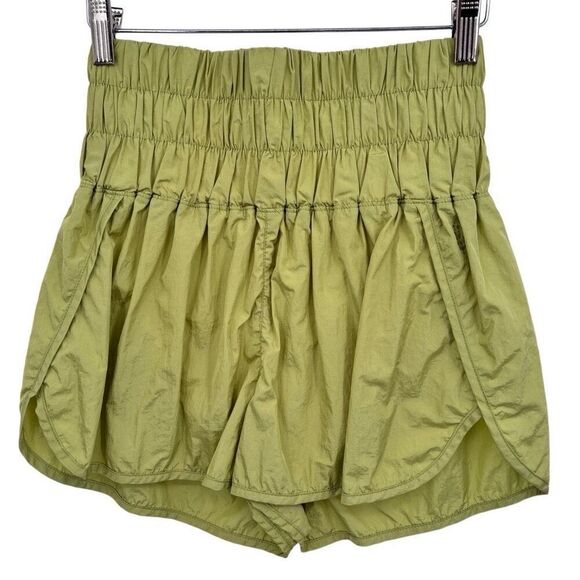 Free People FP Movement Way Home Short Pomelo Yellow (Green) Size Medium